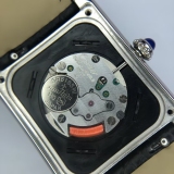 Cartier Tank Solo Quartz Watch Stainless Steel and Leather with Diamond Markers 31 — thumbnail 5