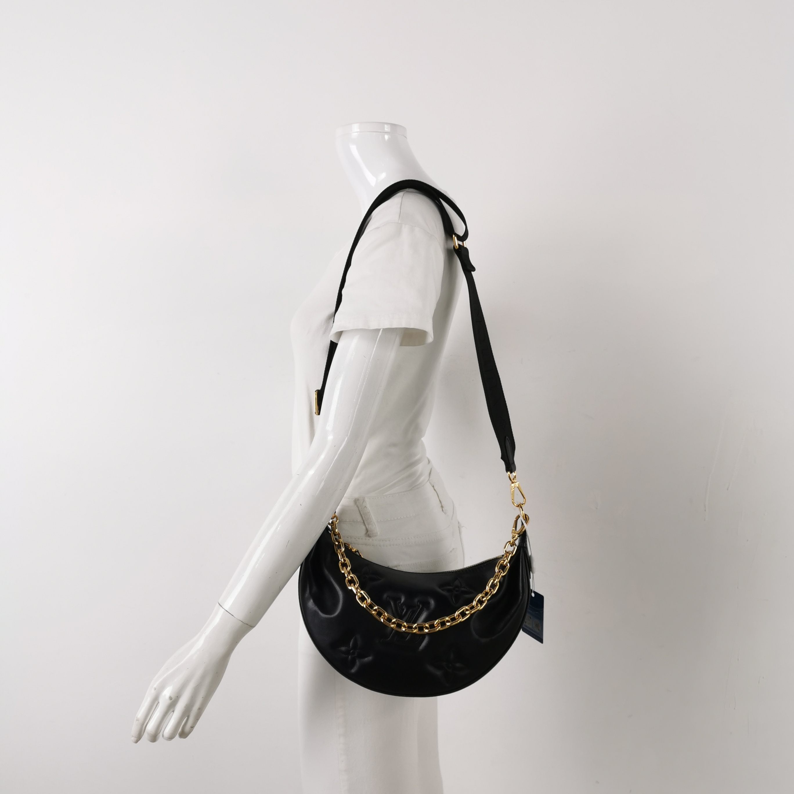 Louis Vuitton(LV) Over The Moon Bag Bubblegram Leather — alternate view