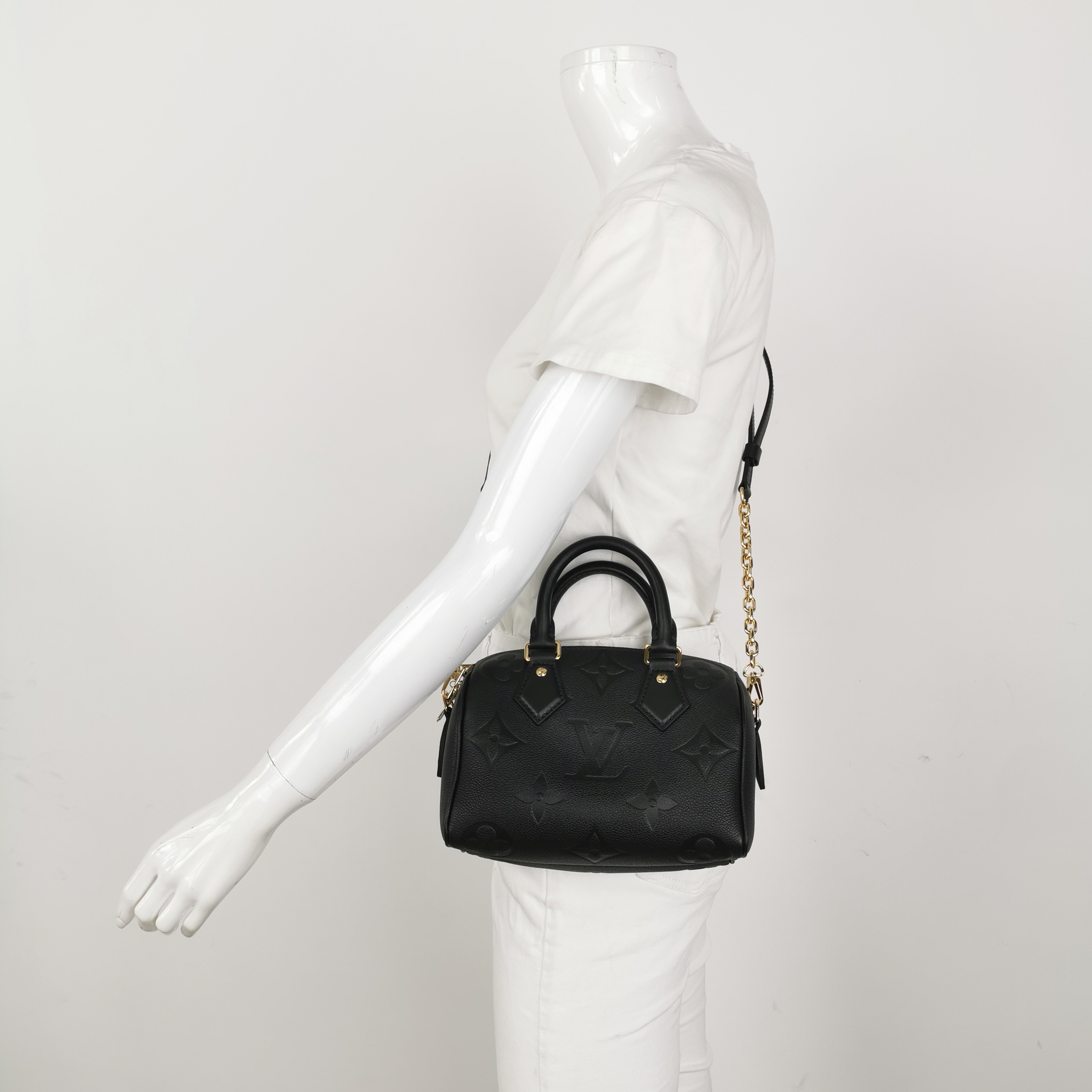 Louis Vuitton(LV) Speedy Bandouliere Bag Monogram Empreinte Giant 20 — alternate view