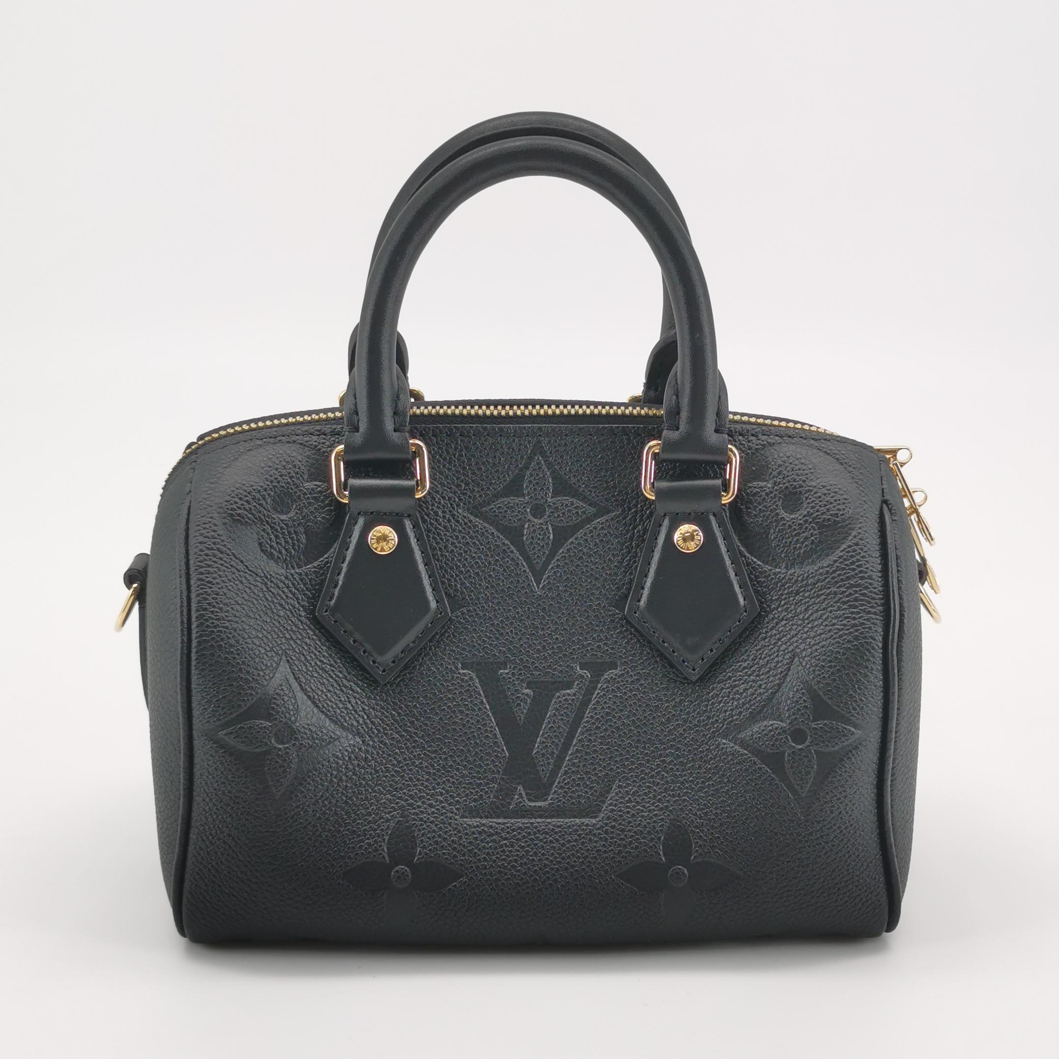 Louis Vuitton(LV) Speedy Bandouliere Bag Monogram Empreinte Giant 20 — photo 5 of 14