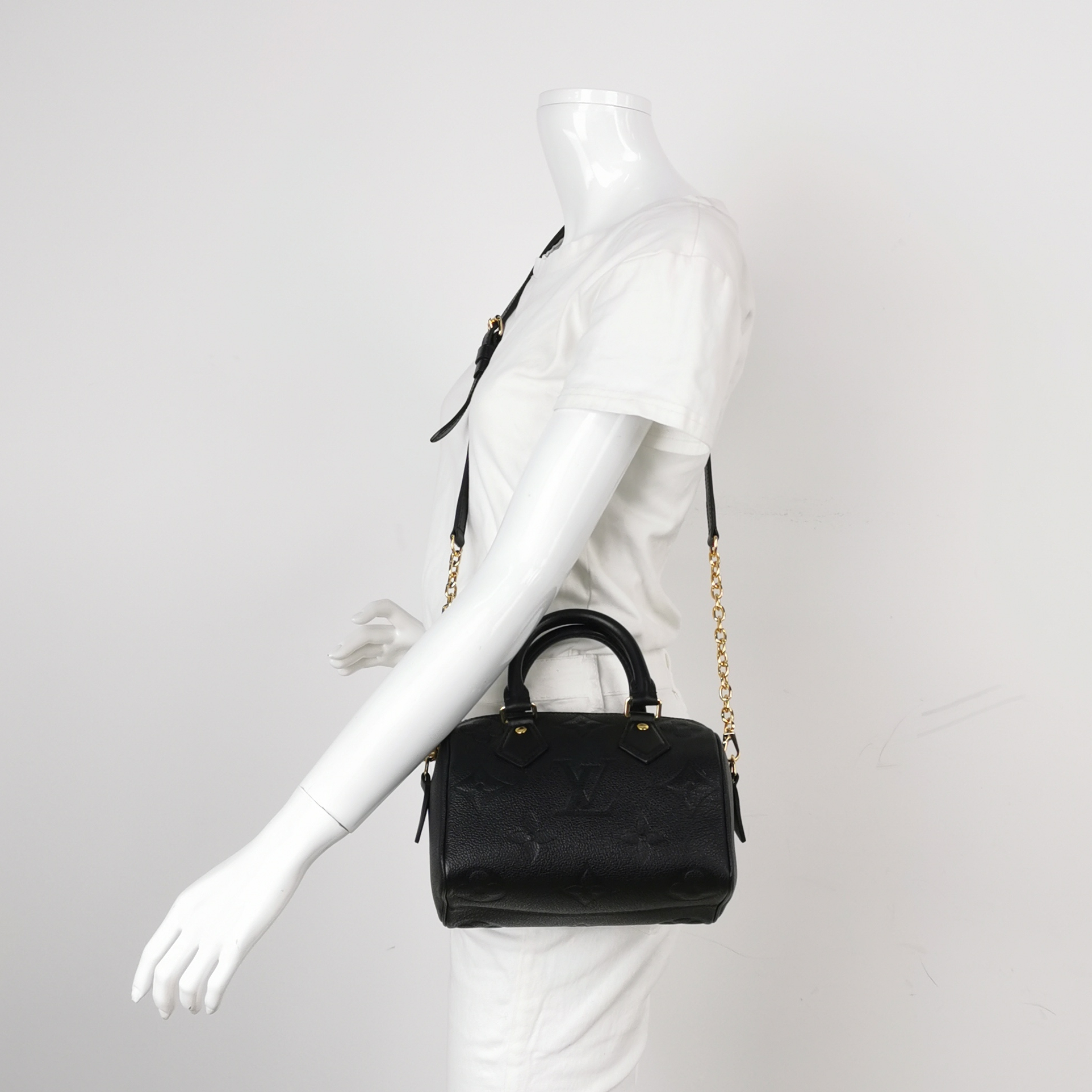 Louis Vuitton(LV) Speedy Bandouliere Bag Monogram Empreinte Giant 20 — alternate view