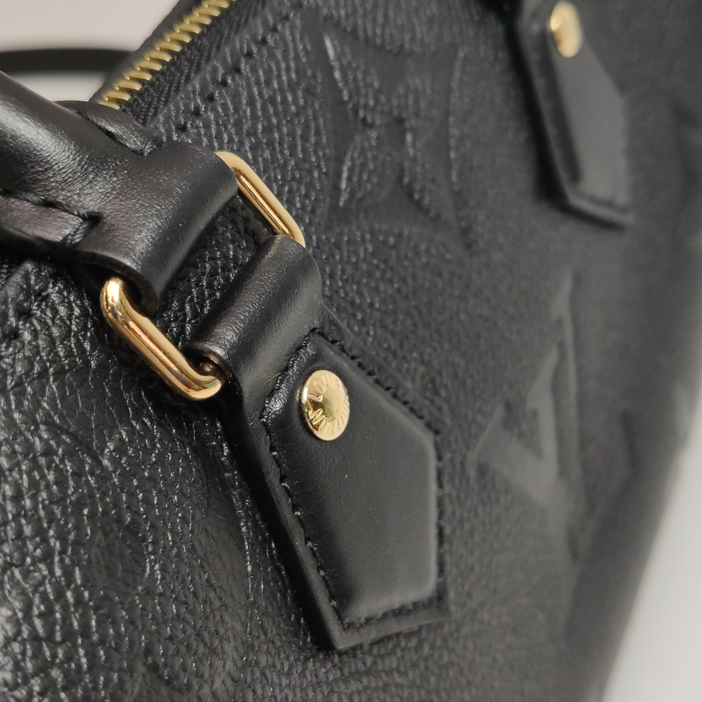 Louis Vuitton(LV) Speedy Bandouliere Bag Monogram Empreinte Giant 20 — photo 11 of 12