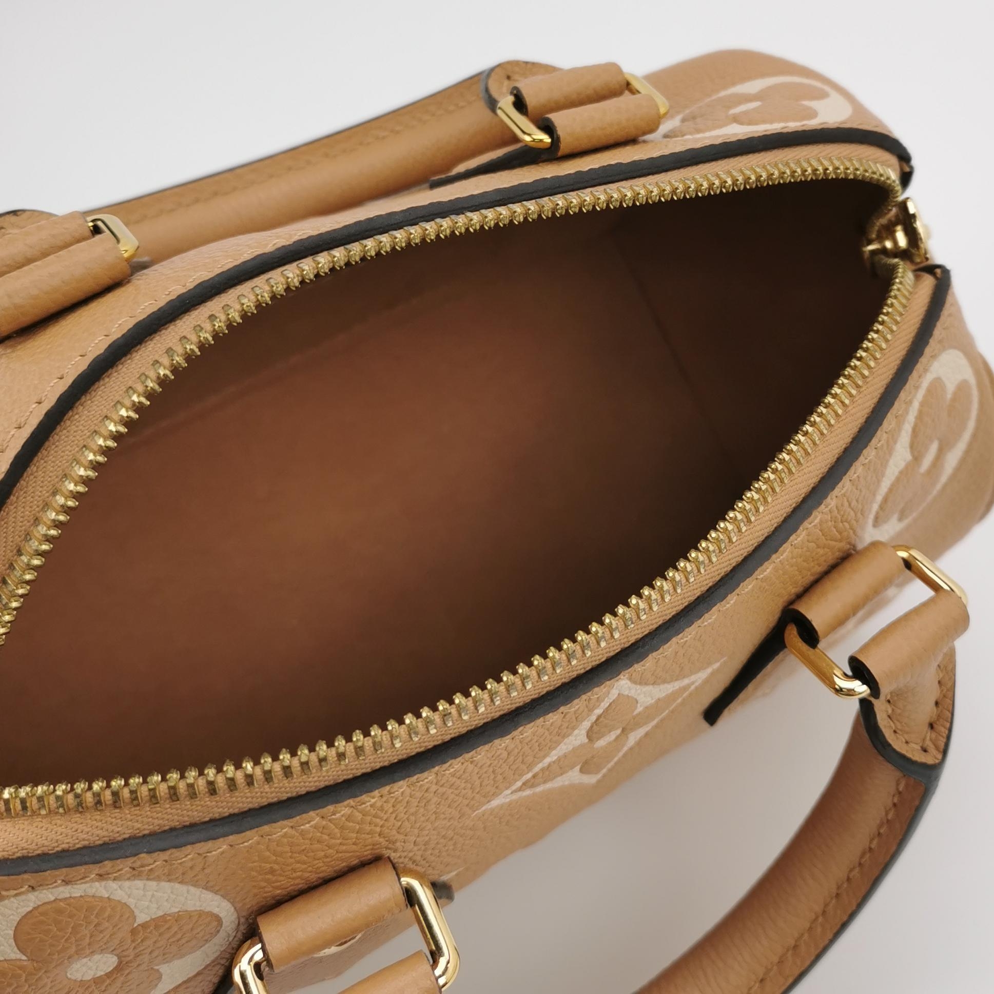 Louis Vuitton(LV) Speedy Bandouliere Bag Monogram Empreinte Giant 20 — photo 8 of 14