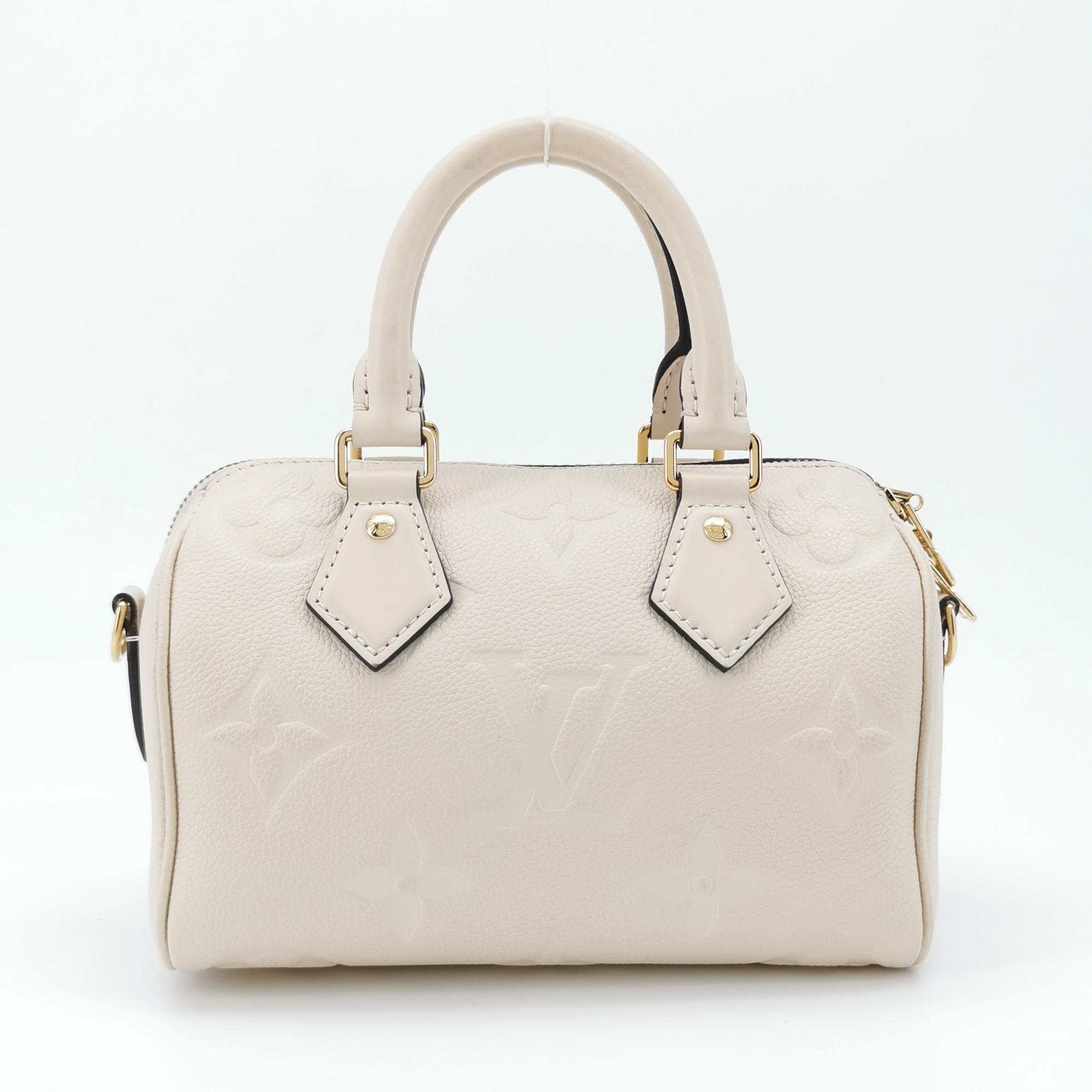 Louis Vuitton(LV) Speedy Bandouliere Bag Monogram Empreinte Giant 20 — photo 5 of 13