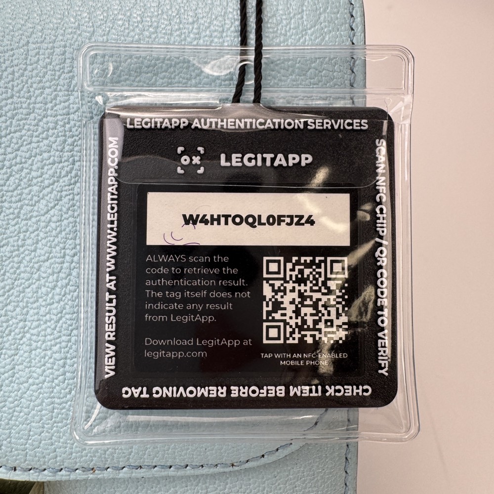 LegitApp NFC and QR security tag close-up