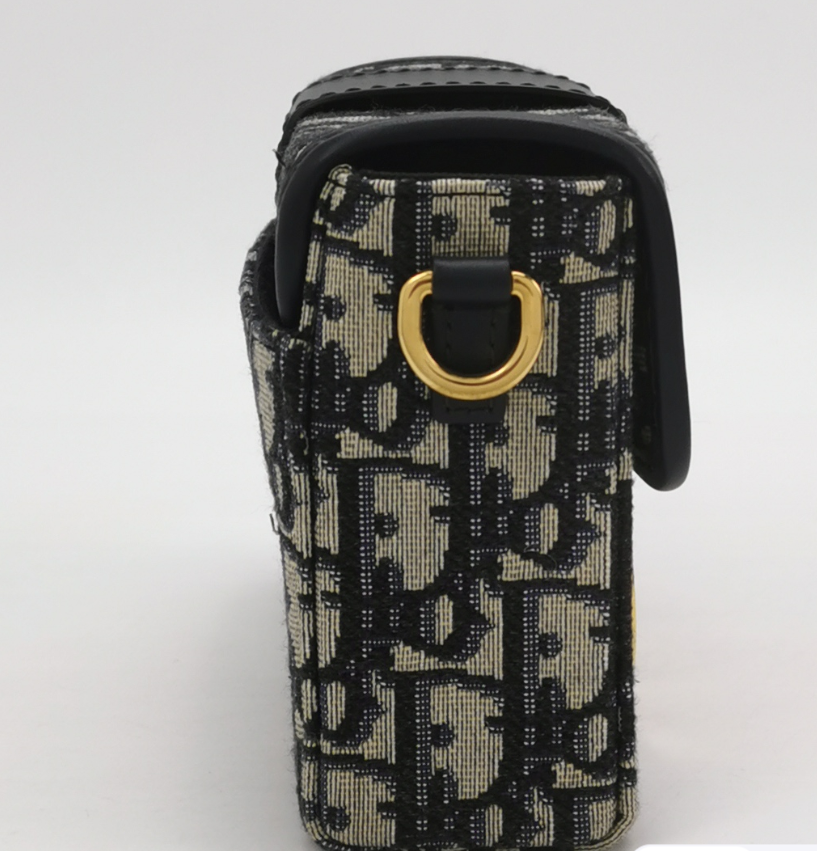 Dior 30 Montaigne Mini Crossbody & Shoulder Bag in Oblique Canvas & Calfskin, 2019