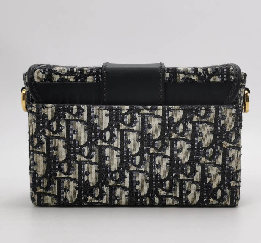 Dior 30 Montaigne Mini Crossbody & Shoulder Bag in Oblique Canvas & Calfskin, 2019