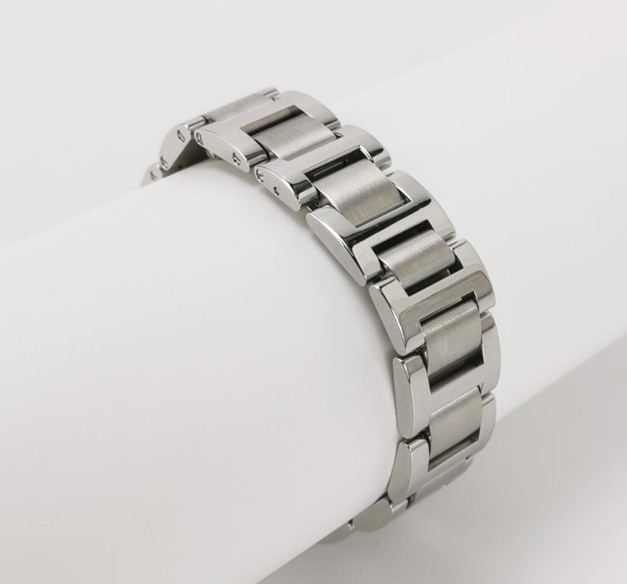 Cartier Ballon Bleu Ladies' Quartz Watch, 32.8mm Steel Case with Diamonds, Cal. 157, Steel Bracelet