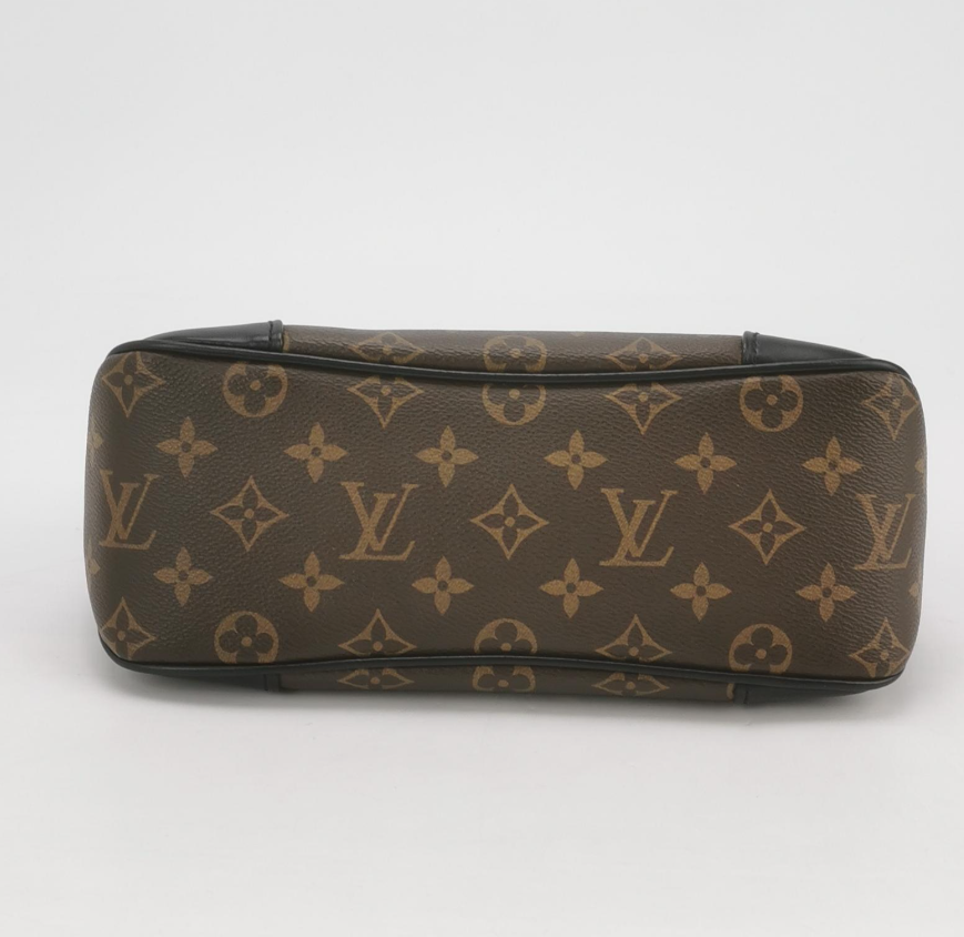 Louis Vuitton (LV) Boulogne Small Monogram Canvas & Calfskin Hobo Shoulder Bag, Chip Version (2021+)