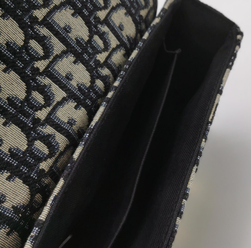 Dior 30 Montaigne Mini Crossbody & Shoulder Bag in Oblique Canvas & Calfskin, 2019