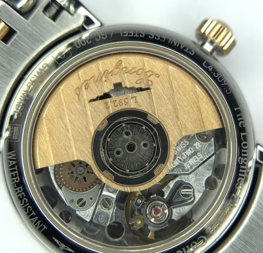 Longines Elegant Collection Automatic Ladies' Watch, Ref. L4.309.5, Cal. L592.2, 24.7mm Steel & 18K Rose Gold