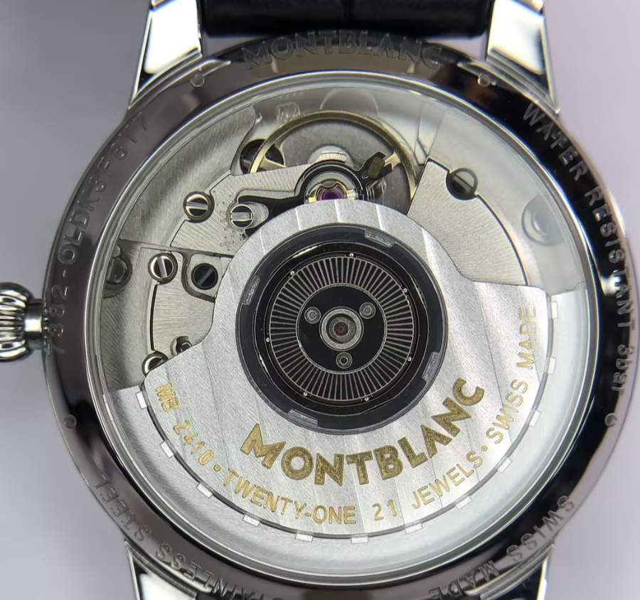 Montblanc Bohème Ladies' Automatic Watch, Ref. 7382, Cal. MB2410, 29.9mm Steel Case with Alligator Strap