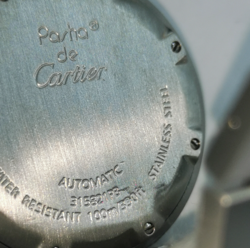 Cartier Pasha de Cartier Ladies' Automatic Watch, Ref. W31075M7, Cal. 049, 35.5mm Steel with Diamonds