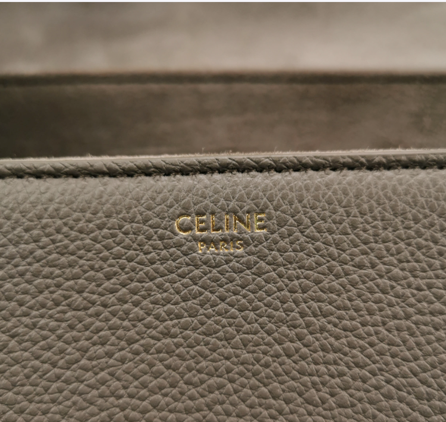 Celine 16 Series Medium Calfskin Shoulder Bag with T-Shaped Flap, 2024