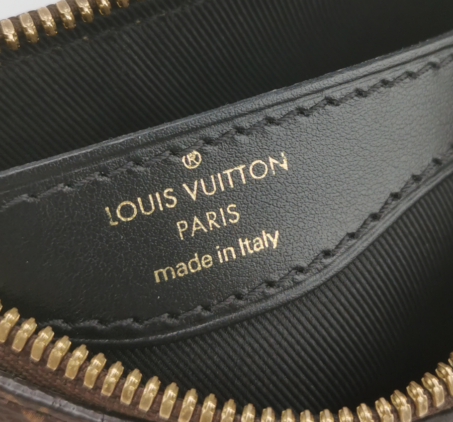 Louis Vuitton (LV) Boulogne Small Monogram Canvas & Calfskin Hobo Shoulder Bag, Chip Version (2021+)