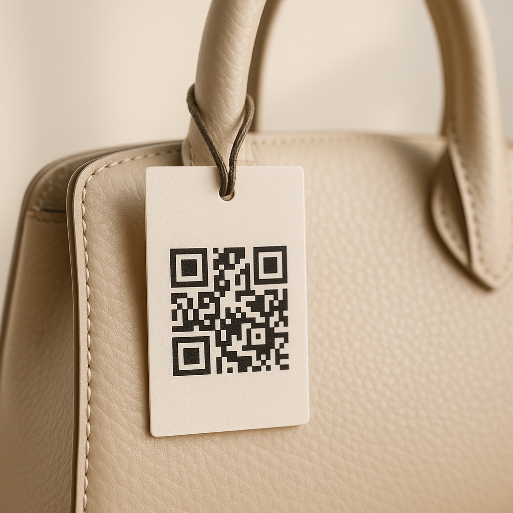 LegitApp QR security tag close-up