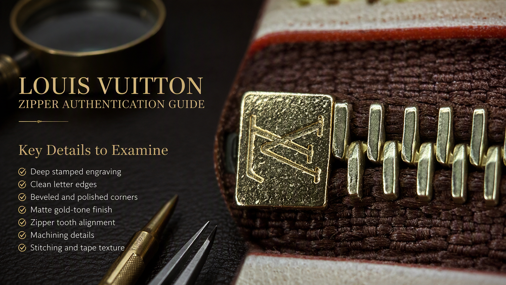 How to Authenticate a Louis Vuitton Bag: A Guide to Zipper Details