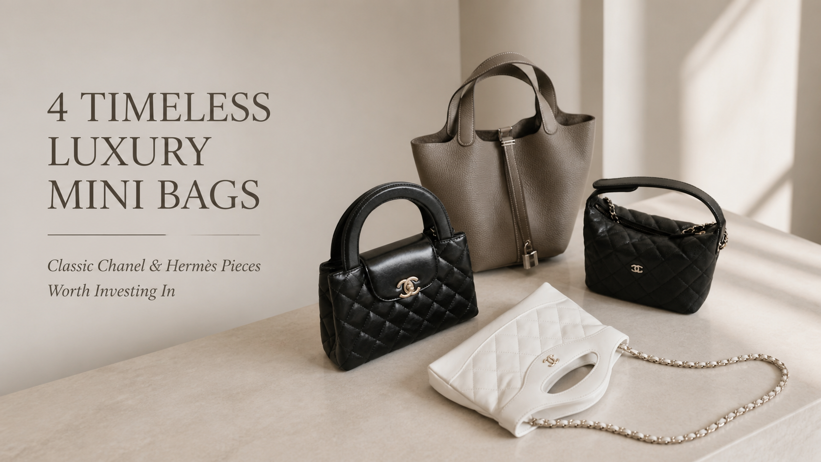 4 Timeless Luxury Mini Bags Worth Investing In: Chanel & Hermès Classics You’ll Love for Years