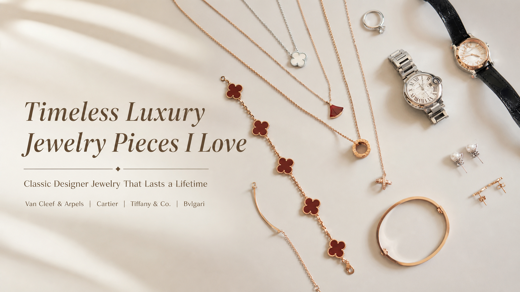 Timeless Luxury Jewelry Pieces I Love | Classic Designer Jewelry Collection