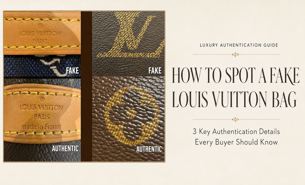 How to Spot a Fake Louis Vuitton Bag: 3 Key Details Every Buyer Should Know