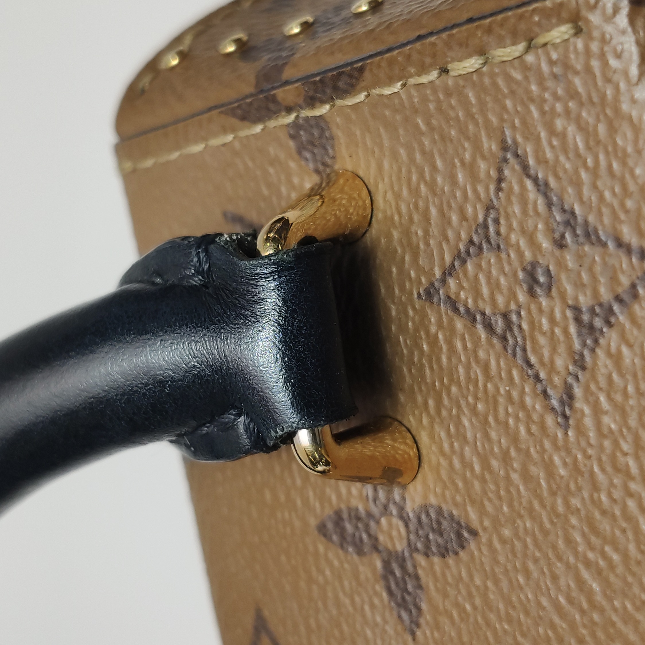 Louis Vuitton(Lv) Camera Box NM Handbag Studded Reverse Monogram Canvas — photo 15 of 23