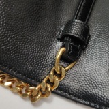 Saint Laurent(YSL) Classic Monogram Wallet on Chain Matelasse Chevron Leather Medium — thumbnail 17
