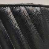 Saint Laurent(YSL) Classic Monogram Wallet on Chain Matelasse Chevron Leather Medium — thumbnail 13