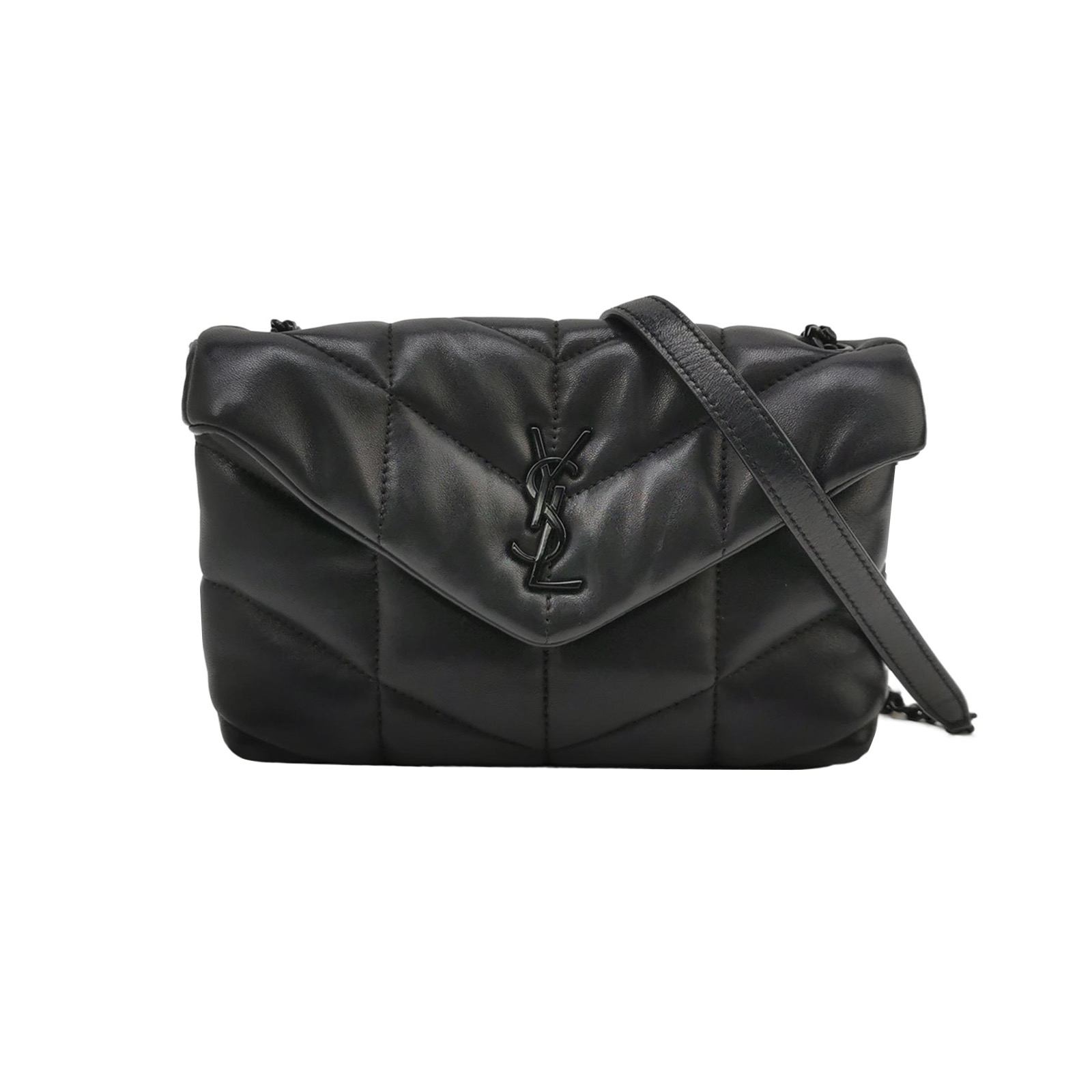 Saint Laurent(YSL) Puffer Loulou Puffer Shoulder Bag Quilted Leather Mini — photo 1 of 18
