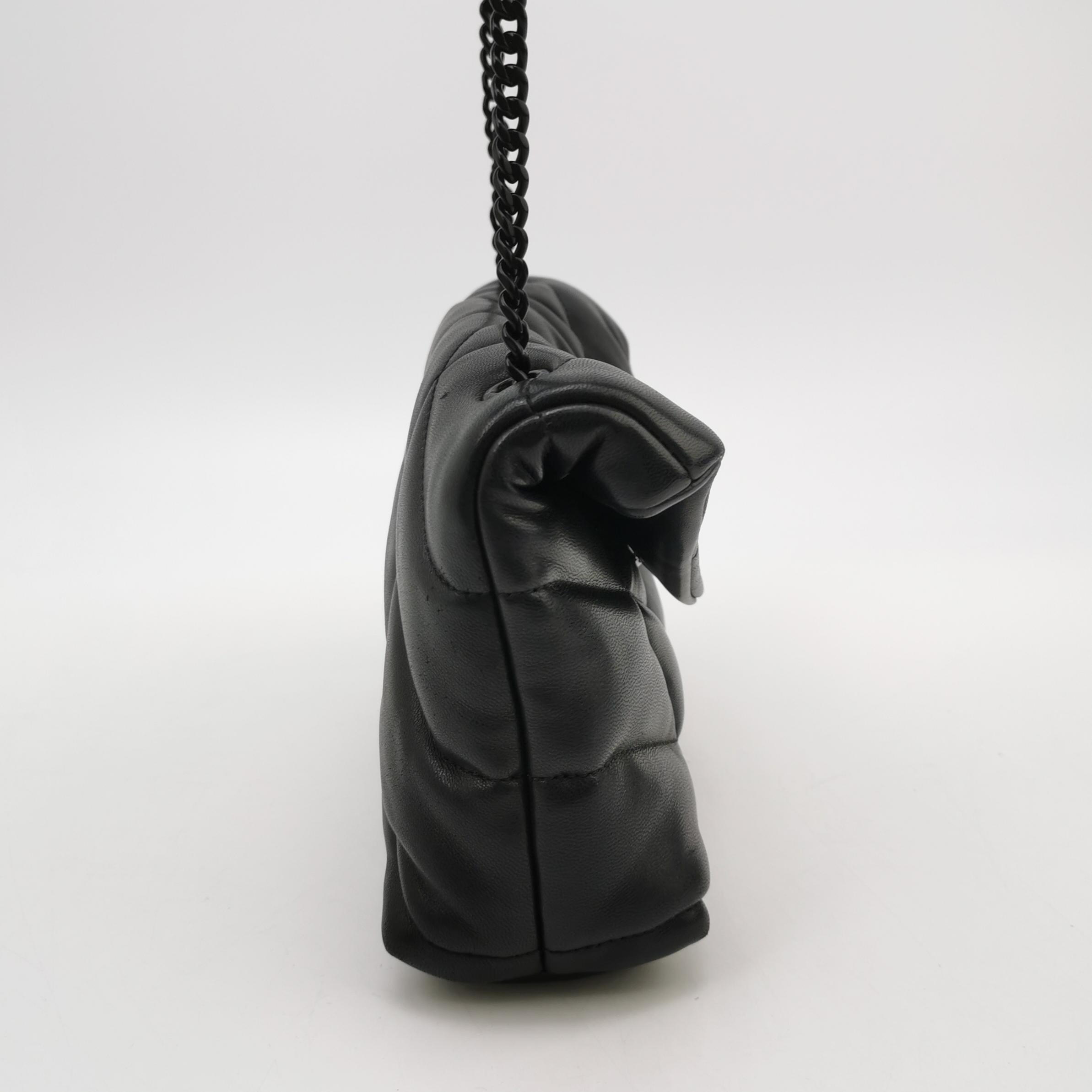 Saint Laurent(YSL) Puffer Loulou Puffer Shoulder Bag Quilted Leather Mini — photo 4 of 18