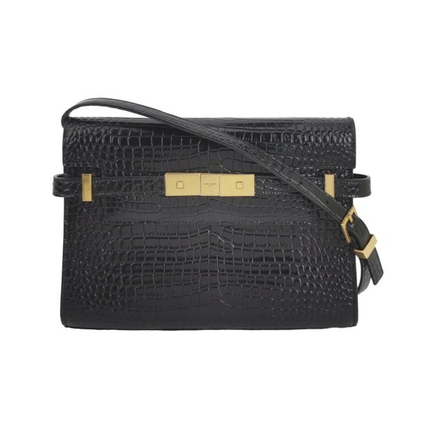 Saint Laurent Manhattan Shoulder Bag Leather Small — pre-owned, Vierlot