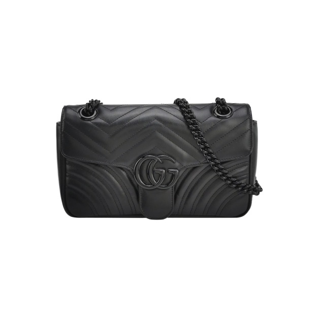 Gucci GG Marmont Flap Bag Matelasse Leather Small — pre-owned, Vierlot
