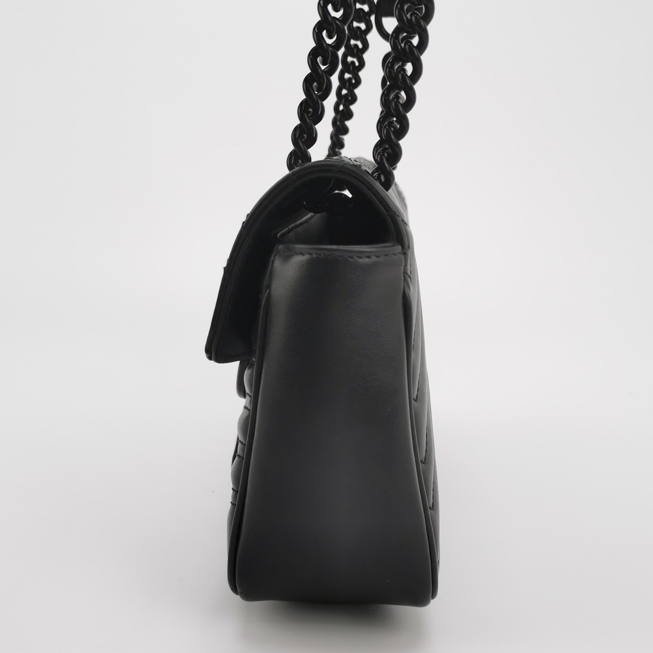 Gucci GG Marmont Flap Bag Matelasse Leather Small — photo 3 of 13