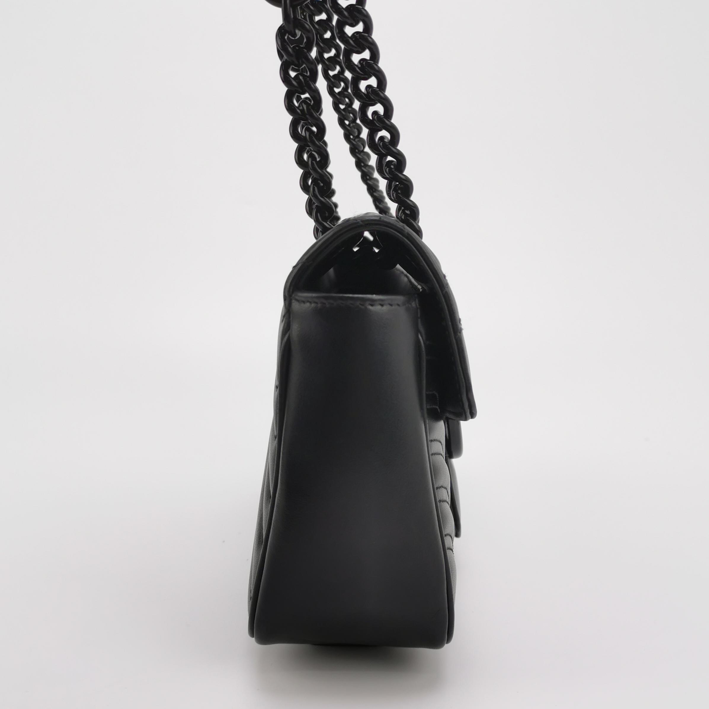 Gucci GG Marmont Flap Bag Matelasse Leather Small — photo 4 of 13