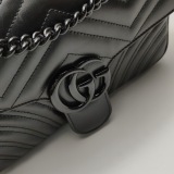Gucci GG Marmont Flap Bag Matelasse Leather Small — thumbnail 8