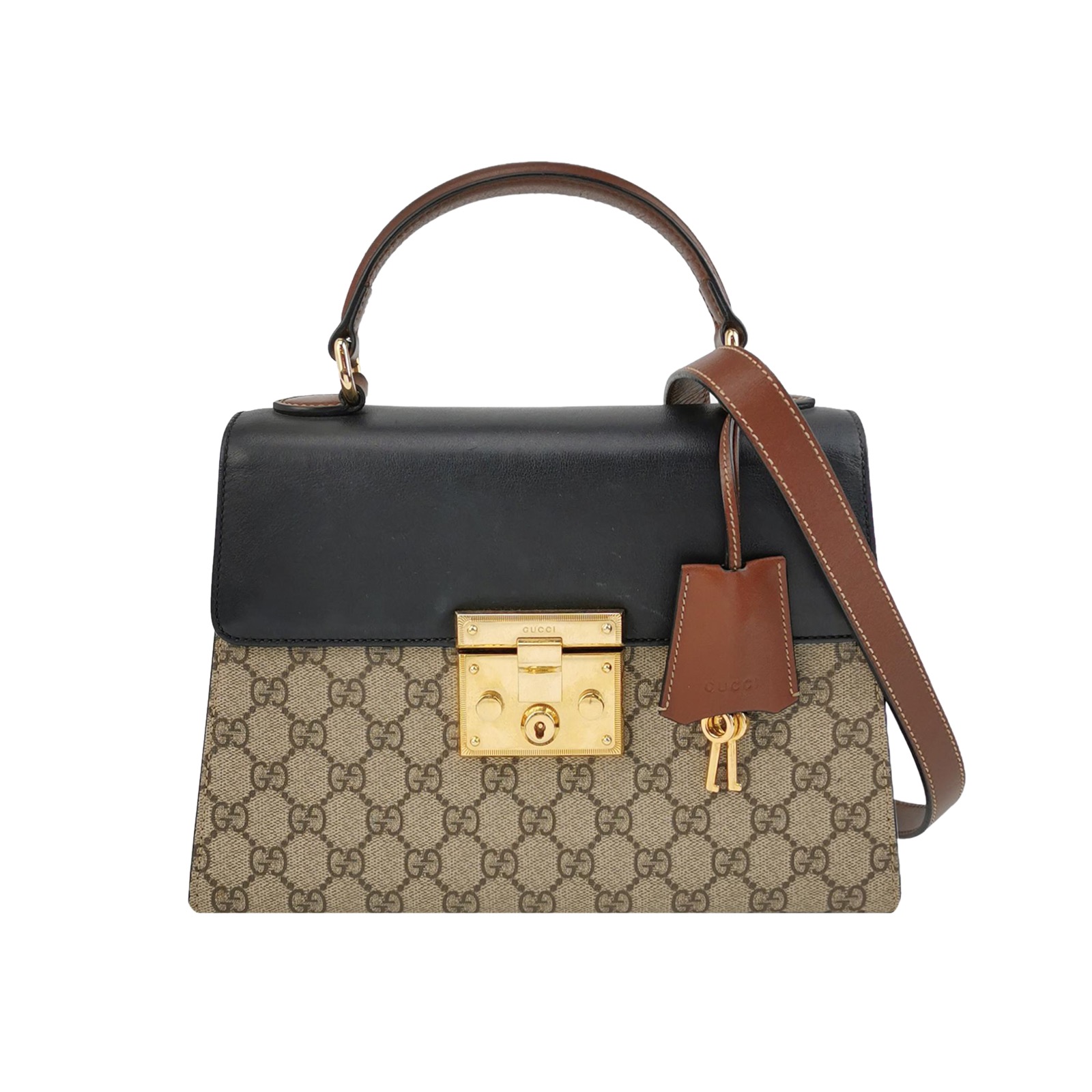 Gucci Padlock Shoulder Bag GG Coated Canvas and Leather Medium — photo 1 of 18