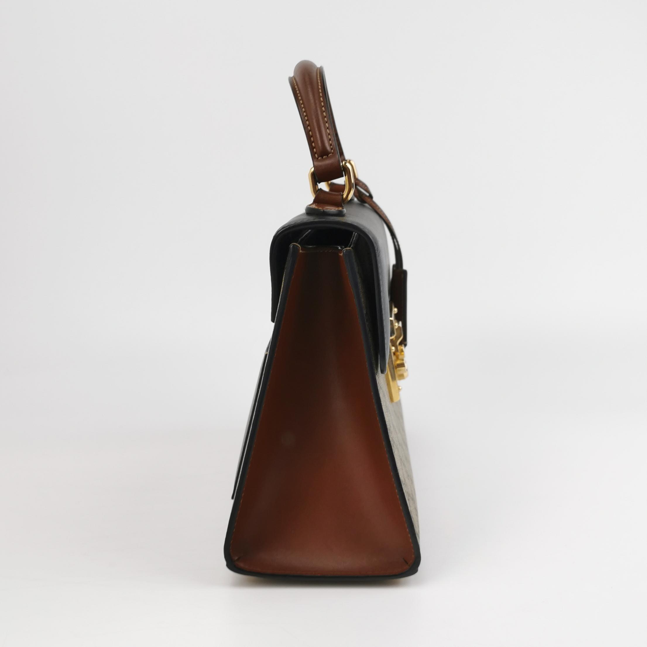 Gucci Padlock Shoulder Bag GG Coated Canvas and Leather Medium — photo 4 of 18