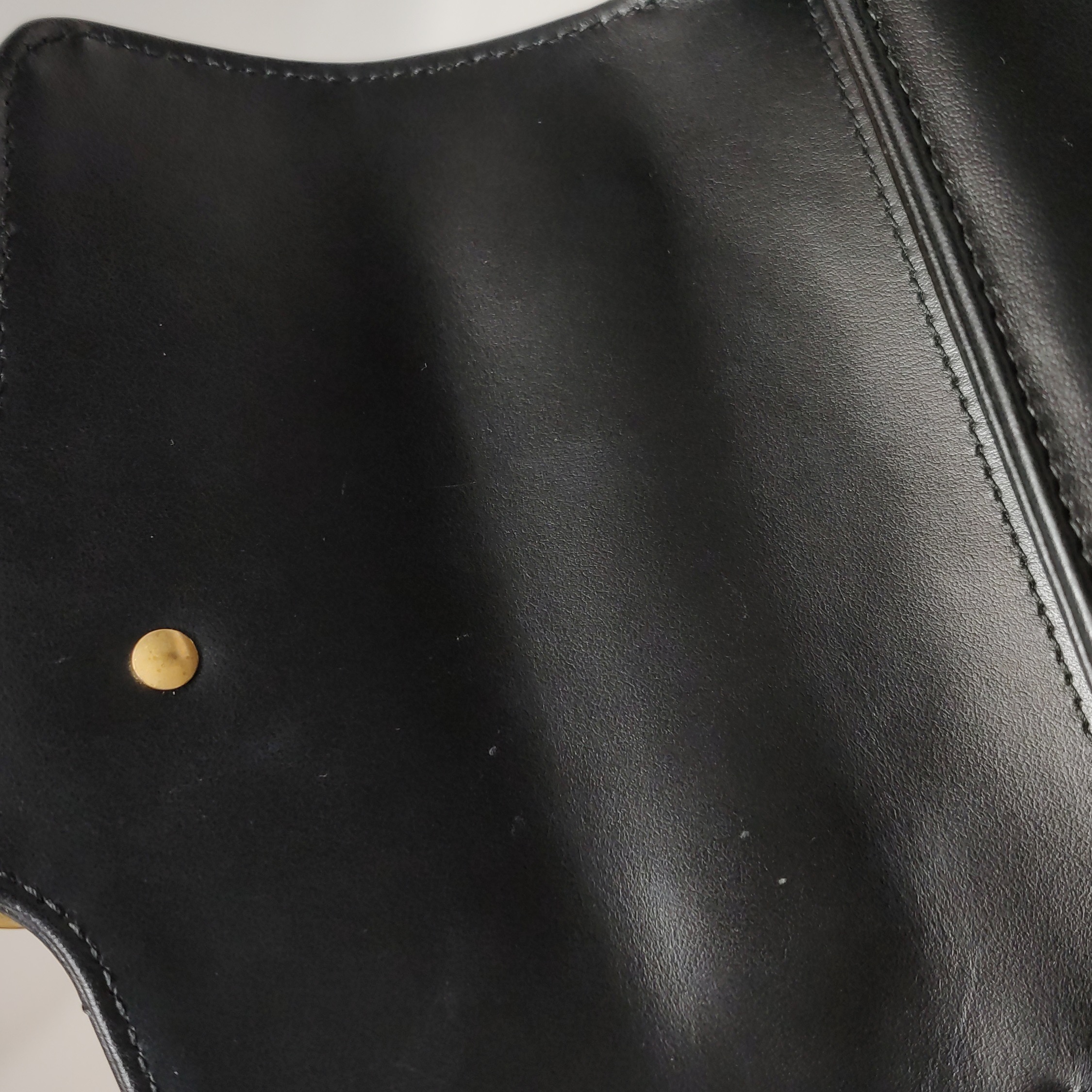 Gucci GG Marmont Top Handle Flap Bag Matelasse Leather Small