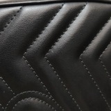 Gucci GG Marmont Top Handle Flap Bag Matelasse Leather Small — thumbnail 12