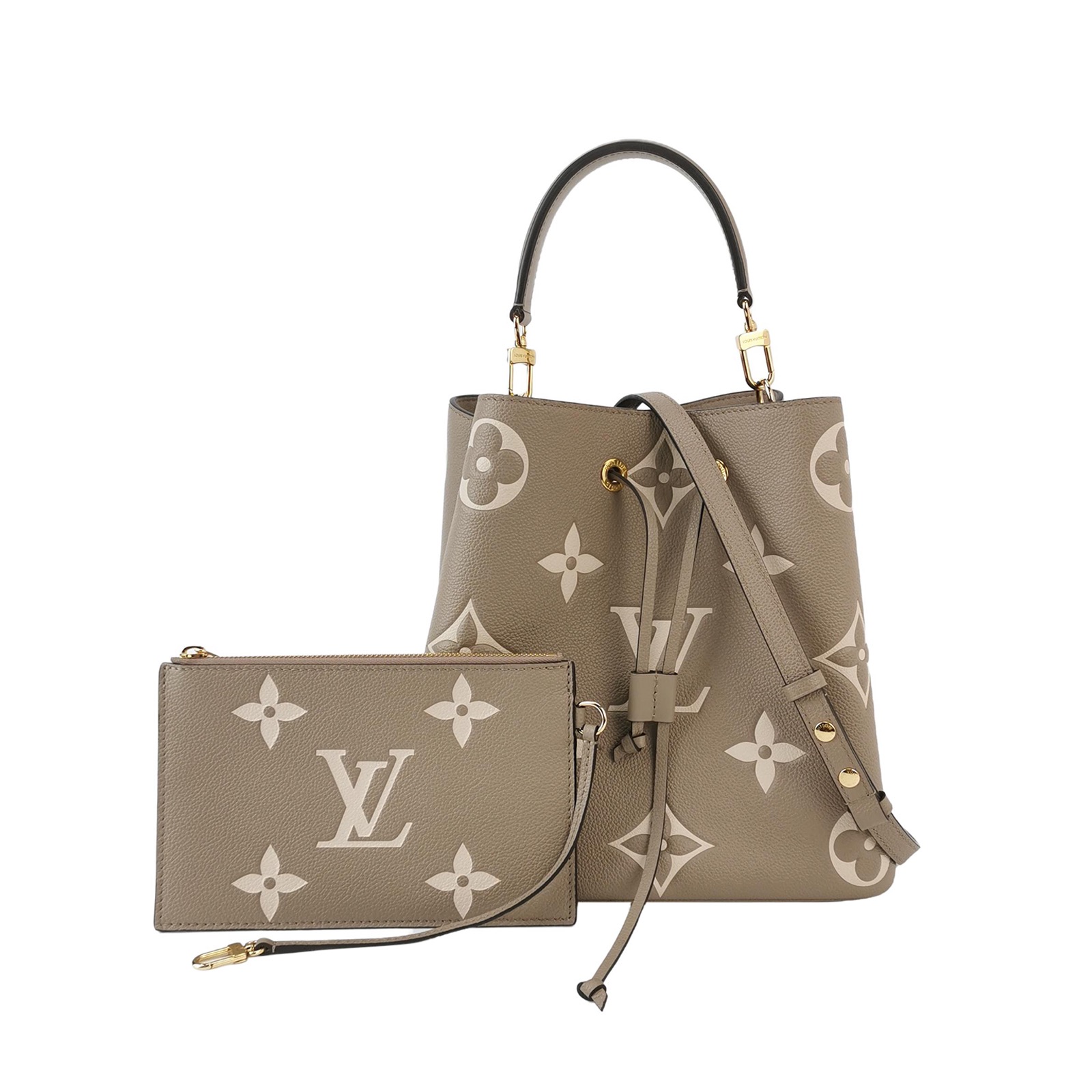 Louis Vuitton(LV) NeoNoe Handbag Bicolor Monogram Empreinte Giant MM — photo 1 of 20