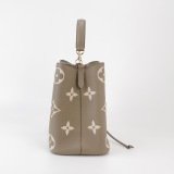 Louis Vuitton(LV) NeoNoe Handbag Bicolor Monogram Empreinte Giant MM — thumbnail 4