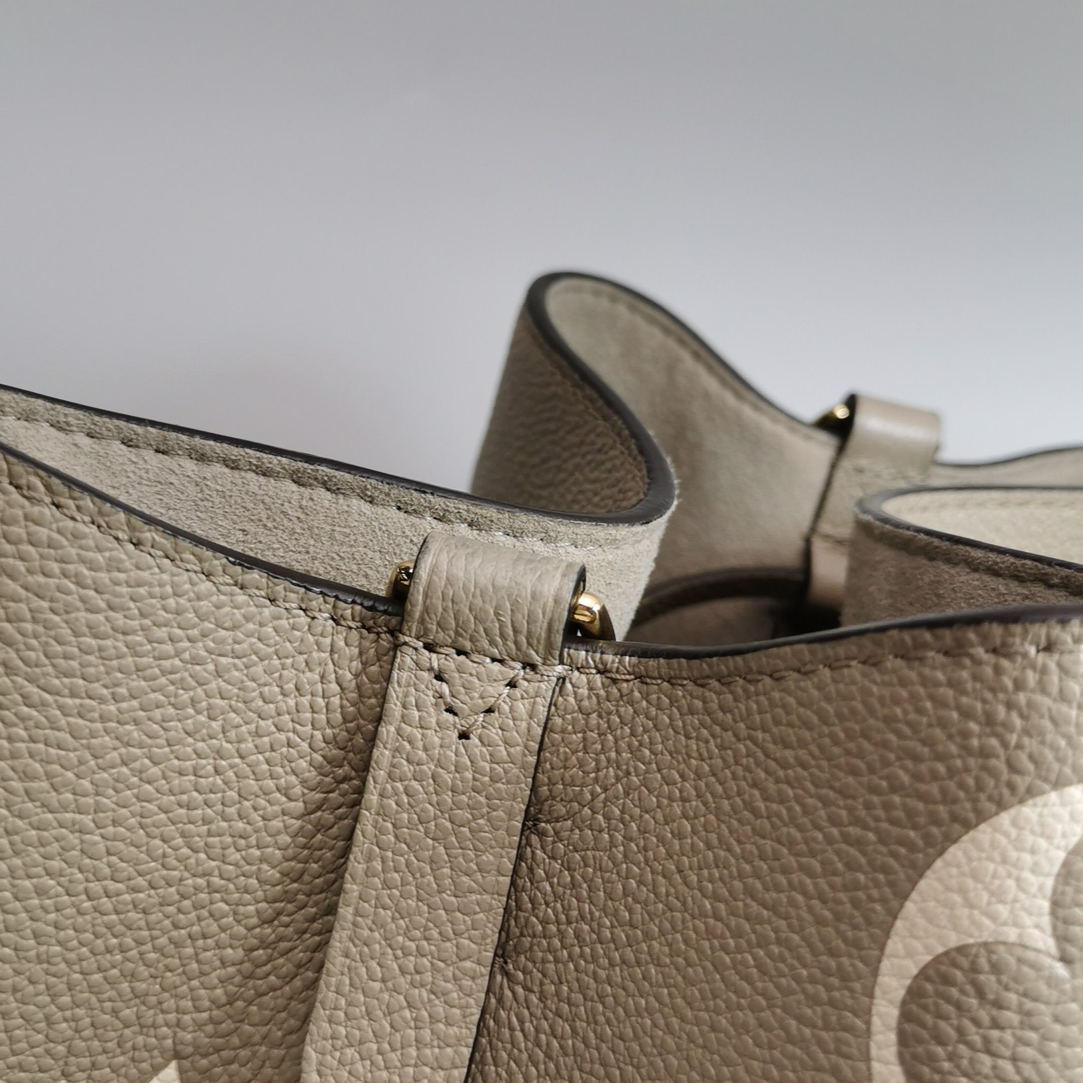 Louis Vuitton(LV) NeoNoe Handbag Bicolor Monogram Empreinte Giant MM — photo 12 of 20