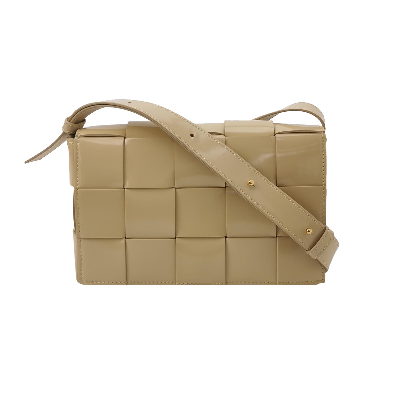 Bottega Veneta(BV) Cassette Crossbody Bag Maxi Intrecciato Leather Small