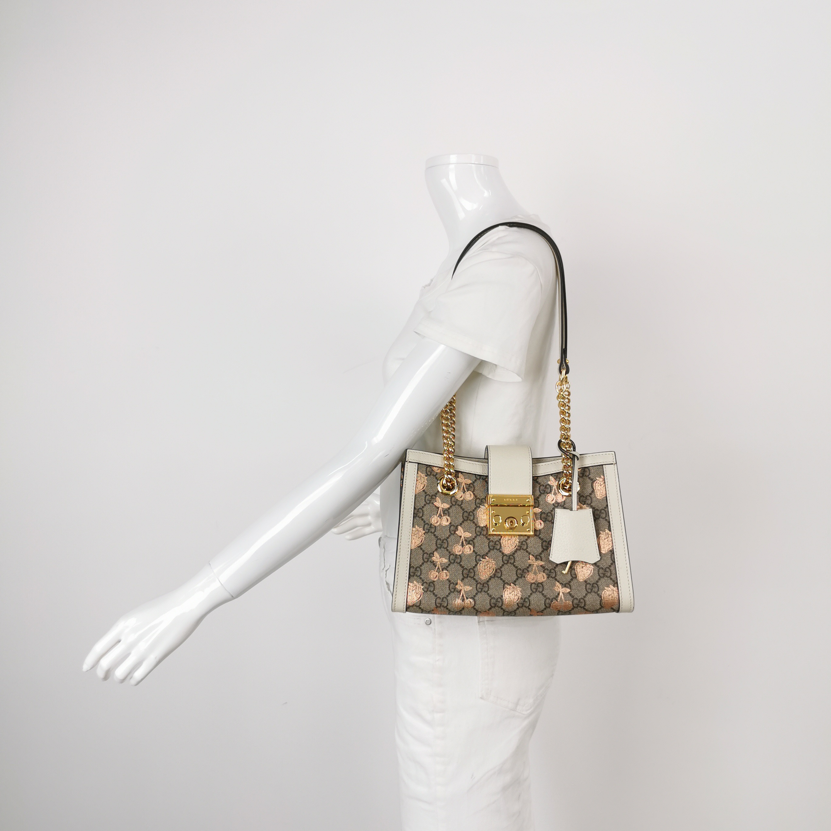 Gucci Padlock Chain Tote Printed GG Coated Canvas Small — alternate view
