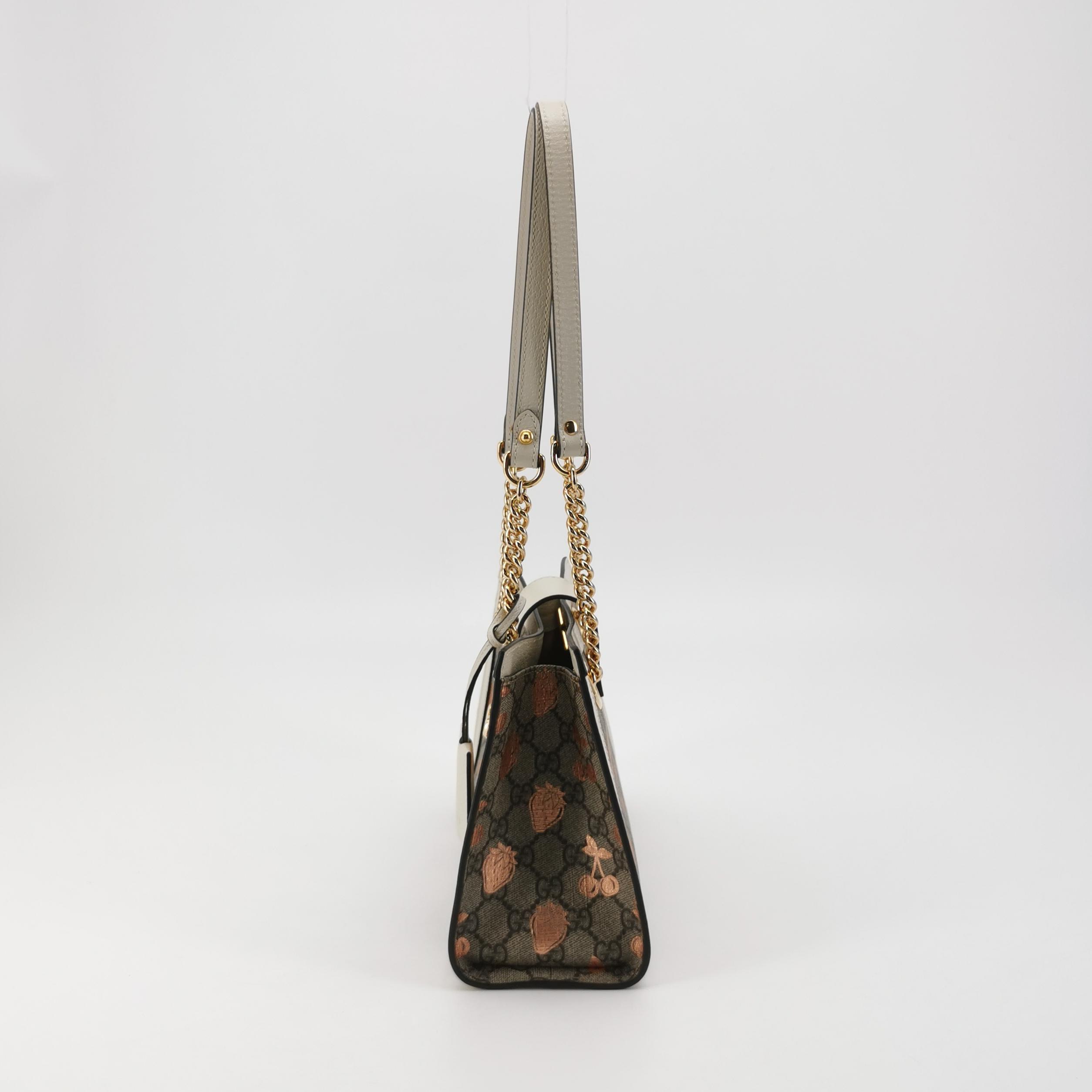 Gucci Padlock Chain Tote Printed GG Coated Canvas Small — photo 4 of 16