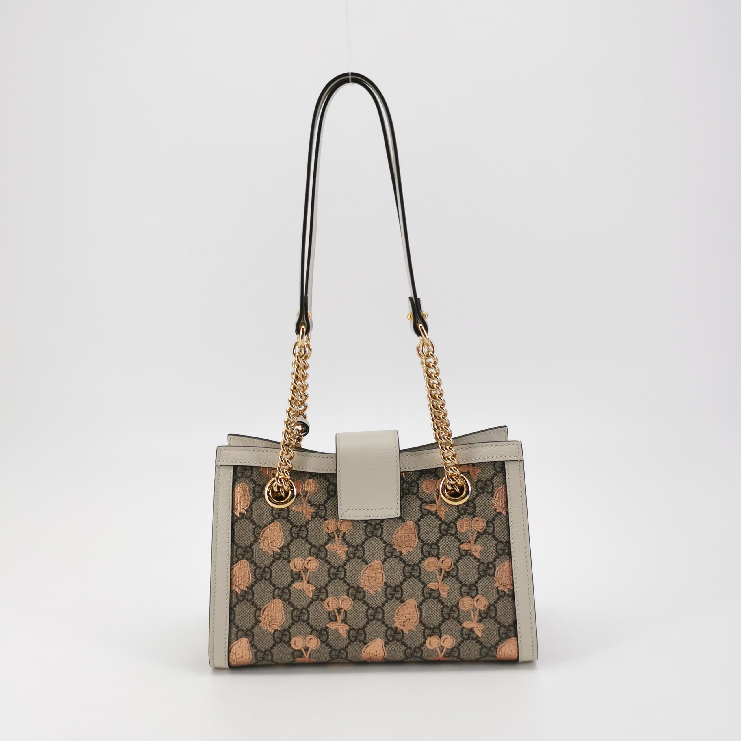 Gucci Padlock Chain Tote Printed GG Coated Canvas Small — photo 5 of 16