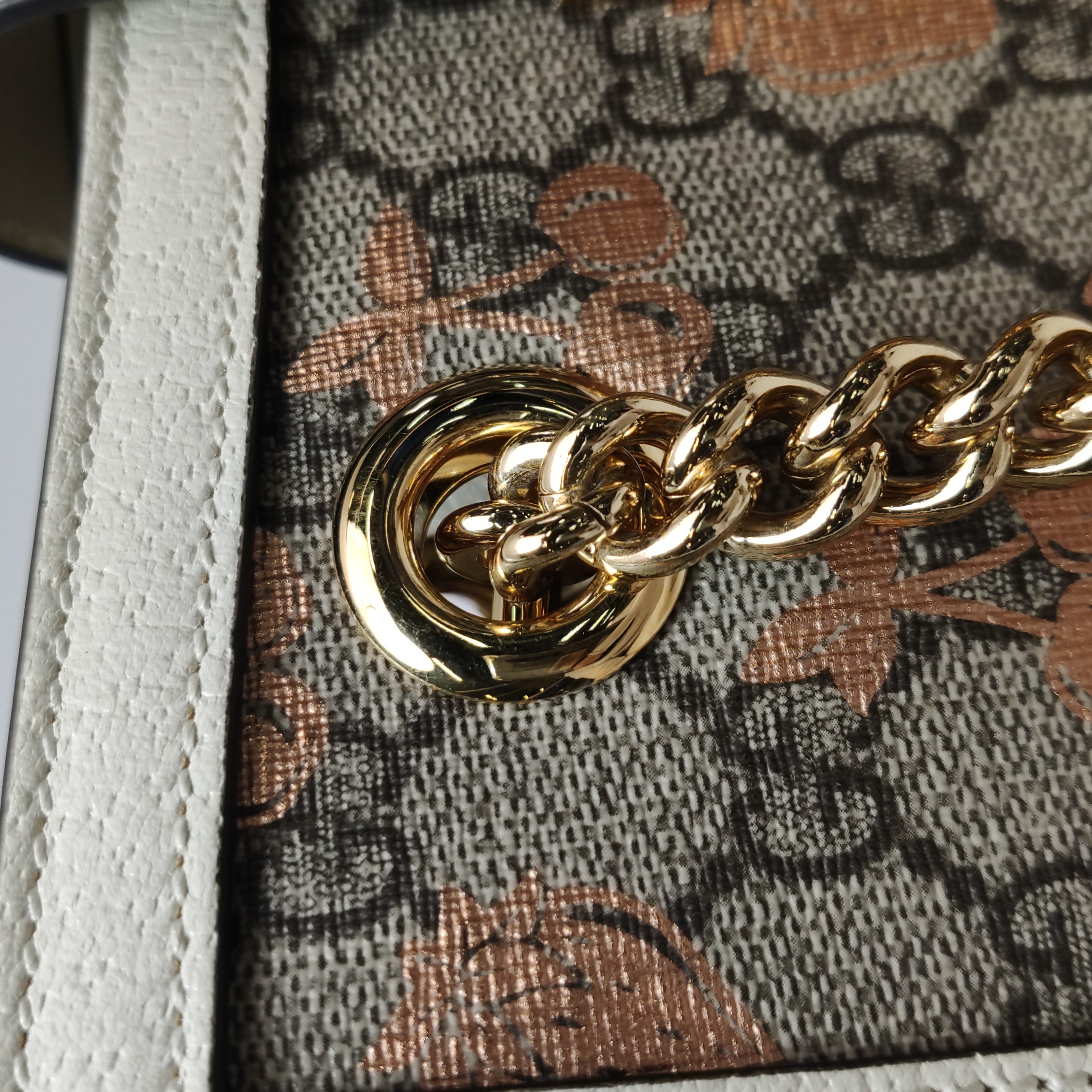 Gucci Padlock Chain Tote Printed GG Coated Canvas Small — photo 10 of 16