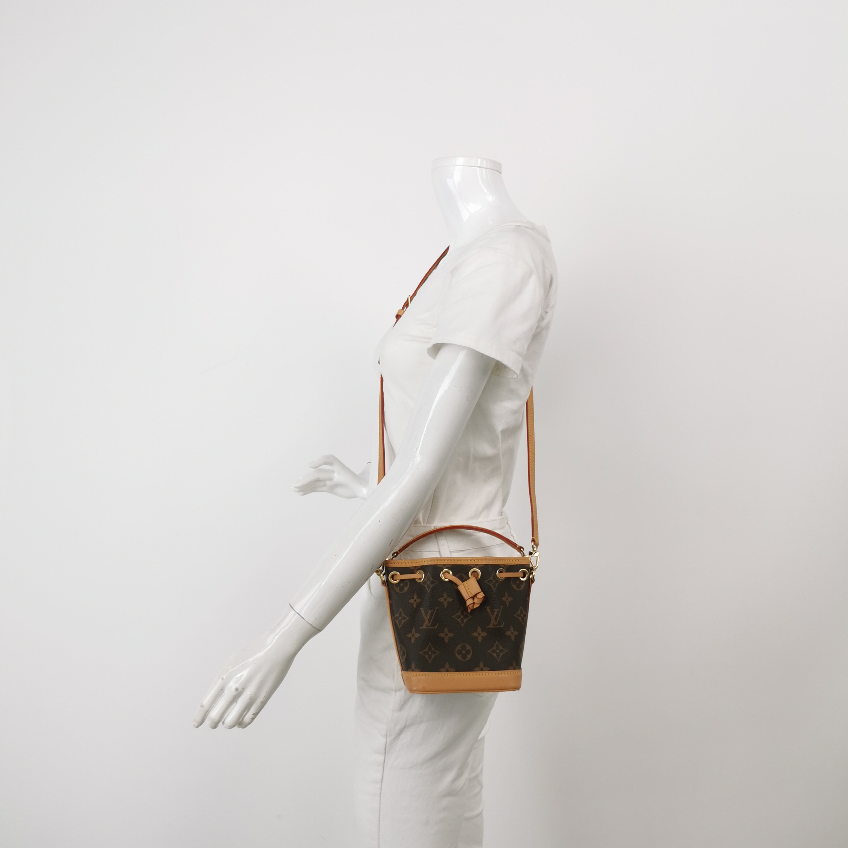 Louis Vuitton(LV) Noe NM Handbag Monogram Canvas Nano — alternate view