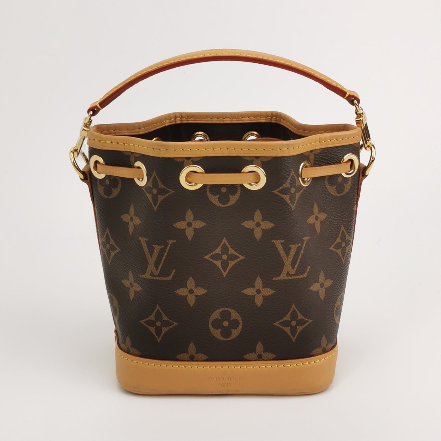 Louis Vuitton Noe NM Handbag Monogram Canvas Nano