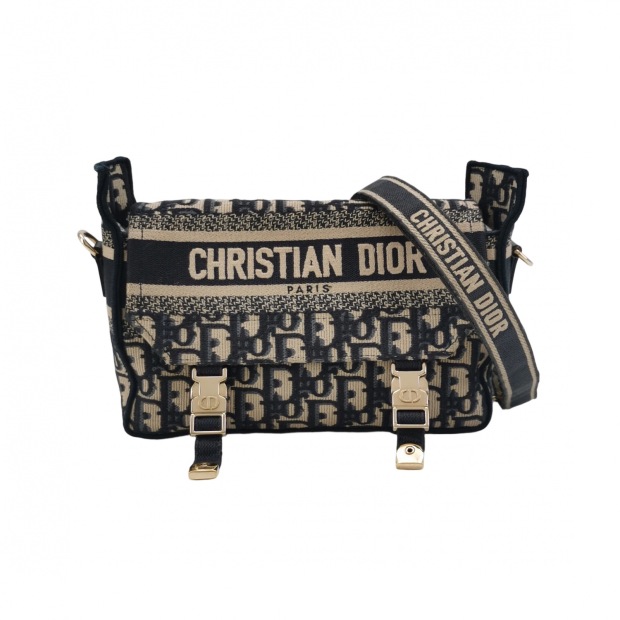 Christian Dior Diorcamp Messenger Bag Oblique Canvas Small — pre-owned, Vierlot