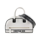 Christian Dior Vibe Zip Bowling Bag Leather Medium — thumbnail 1